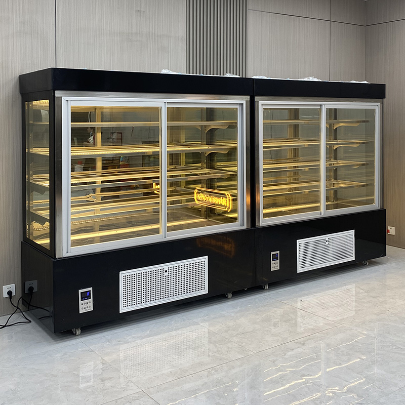 Armoire d'affichage de porte d'entrée à angle droit