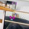 Armoire de bijoux en forme de ventilateur en acier inoxydable