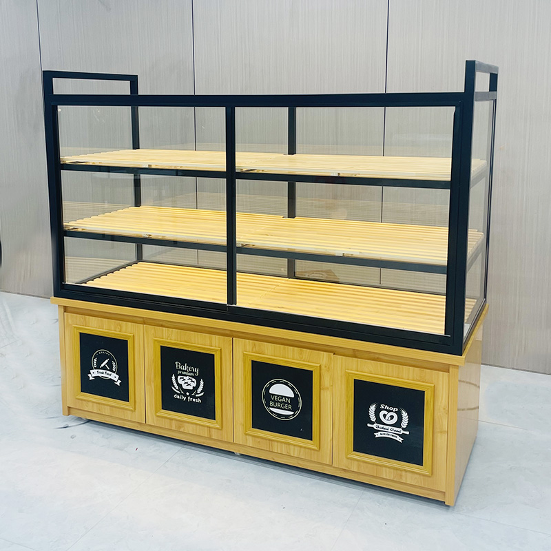 Armoire à pain brun