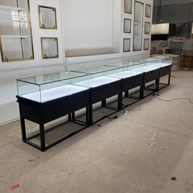 Black Jewelry Shower Cabinet