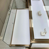 Armoire d'affichage à cadre en acier inoxydable