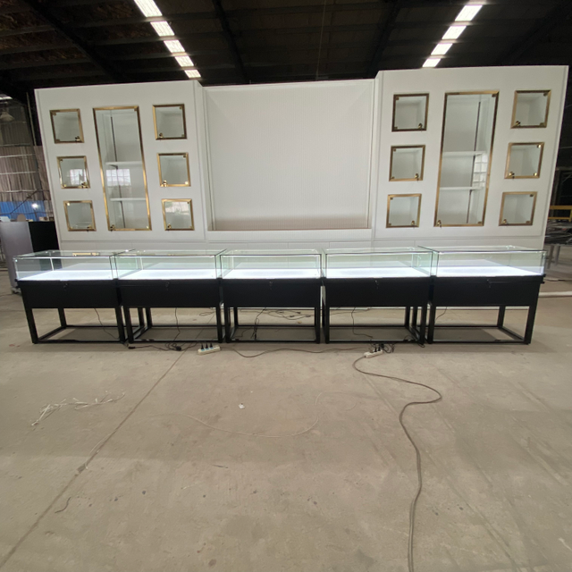 Black Jewelry Shower Cabinet